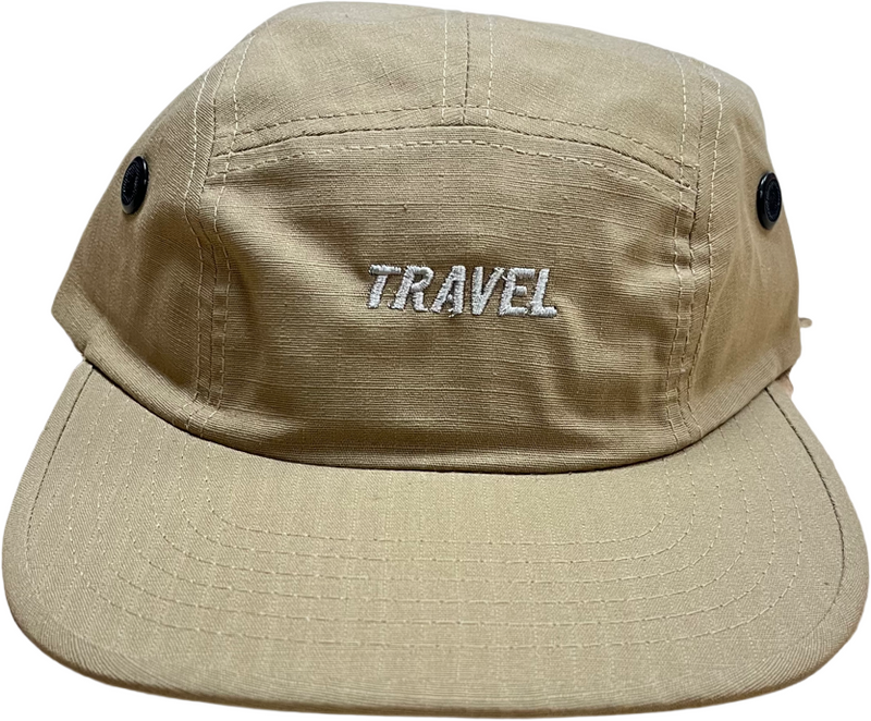 Travel Font Ripstop 5-Panel Cap