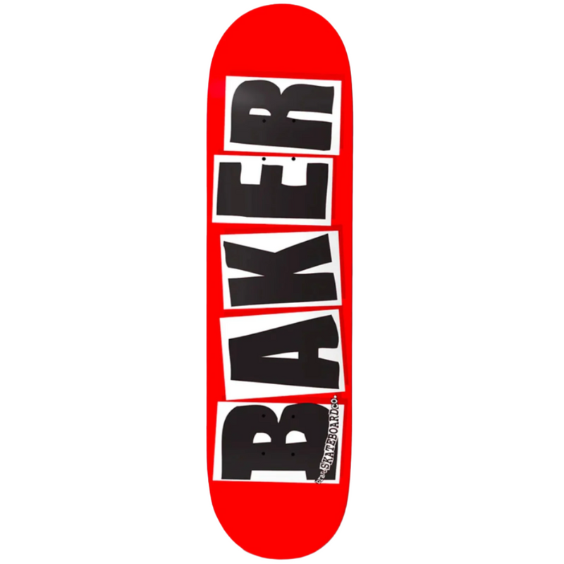 Baker Brand Logo White Deck 8.25"/8.5"