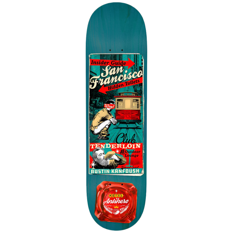 Anti Hero Kanfoush Motel 18 Deck 8.12"