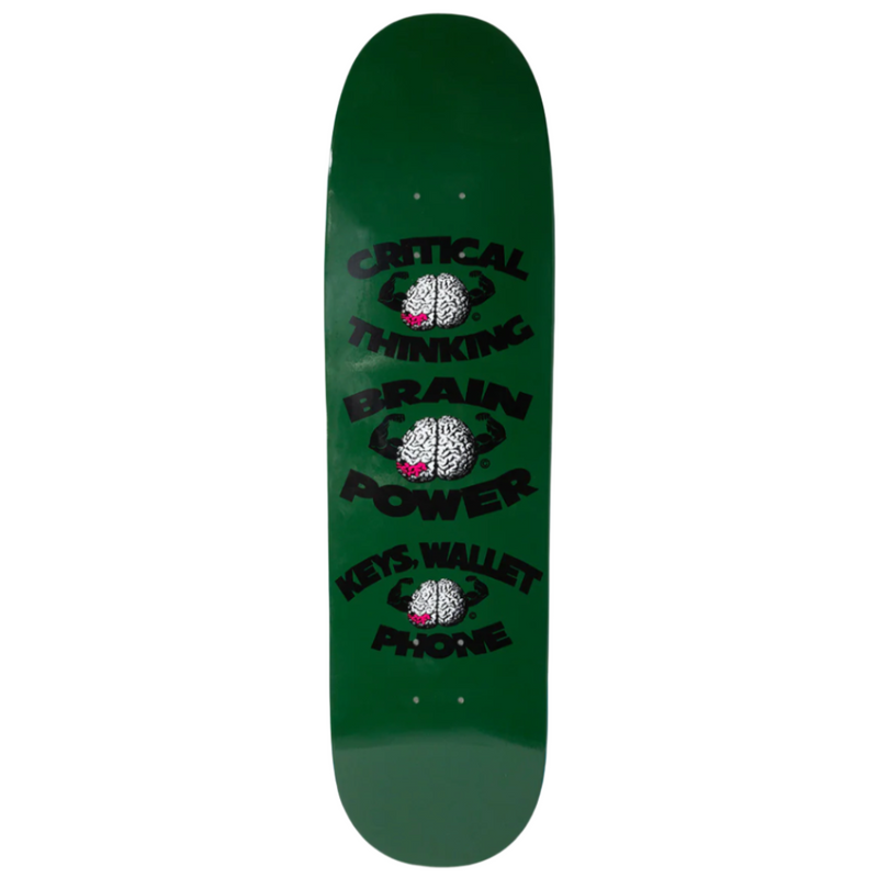 Chocolate Anderson Brain Power Skidul Shaped Deck 8.5"