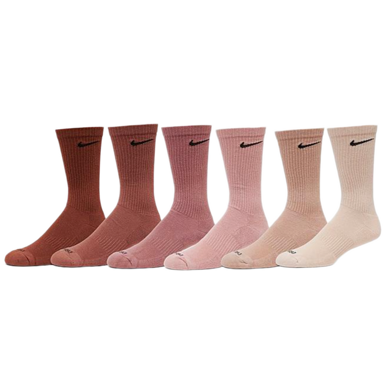 Nike Everyday Plus Cotton Cushioned Dri-Fit Socks / 6 Pack / 8-12