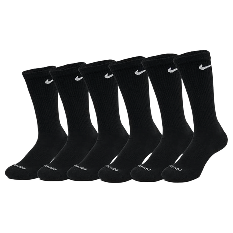 Nike Everyday Plus Cotton Cushioned Crew Dri-Fit / 6 Pack / Multiple Size Options*