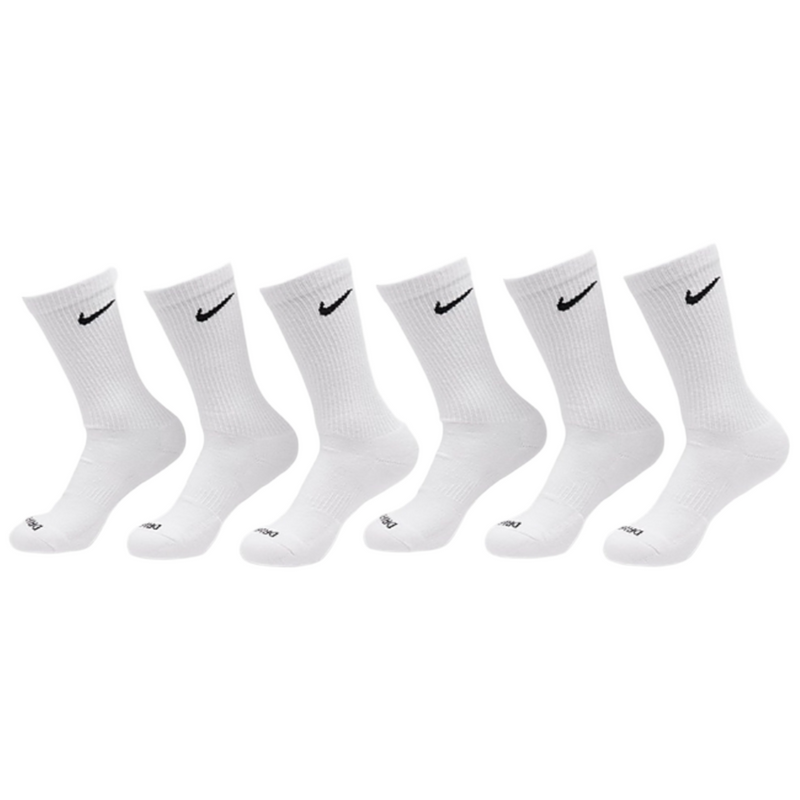 Nike Everyday Plus Cotton Cushioned Crew Dri-Fit / 6 Pack / Multiple Size Options*